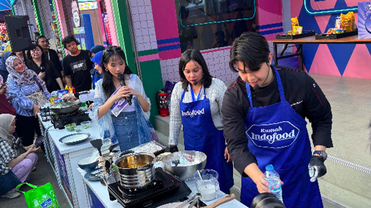 Duel Masak Dadakan di Jakarta Fair, Chef Alden dan Komunitas Kuliner Unjuk Gigi Mengolah Ayam